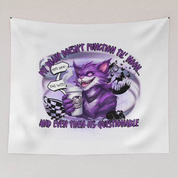 Item preview, Brain Doesn't Function (Male Cheshire Cat) designed and sold by Shortyshadow4.