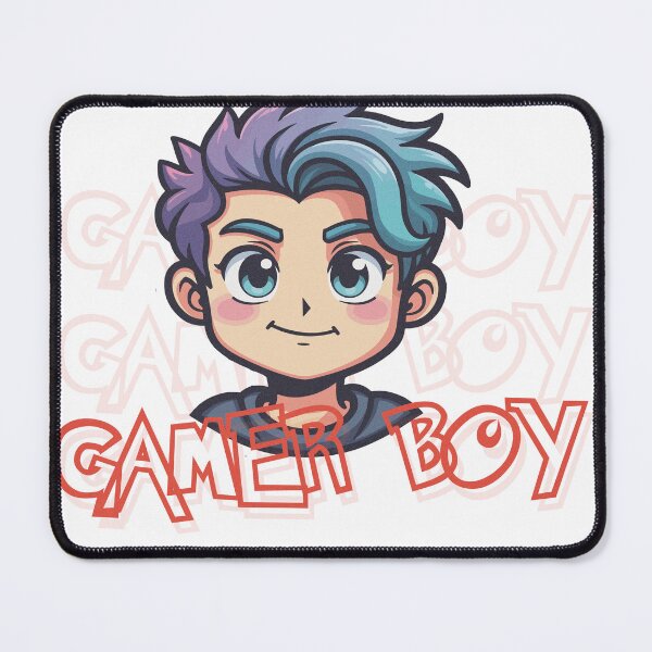 Item preview, Gamer Boy – Diseño Kawaii con Estilo Retro Chibi designed and sold by Duh-Artes.
