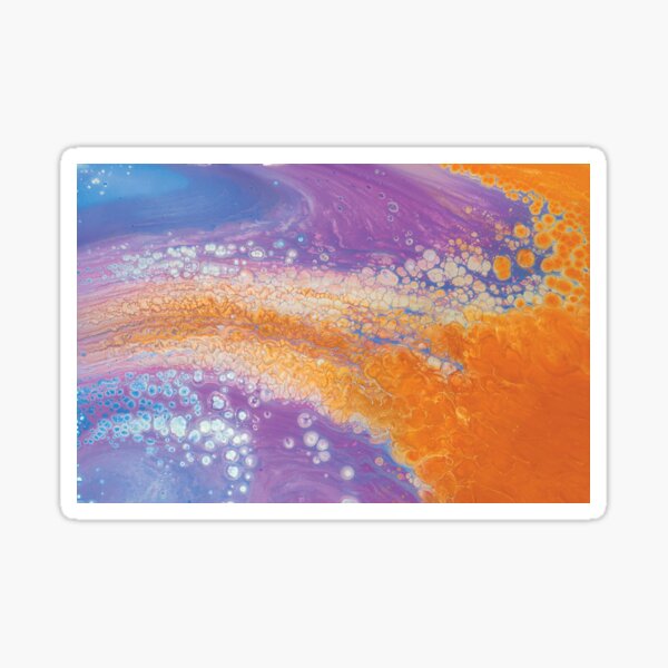 Item preview, Comet Tail - Paint Pour Art designed and sold by Lulu's Empourium.