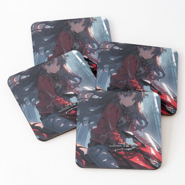 Item preview, Rin Tohsaka Fate Stay Night Anime Motorcycle Mage Adventure designed and sold by mildaclairmo.