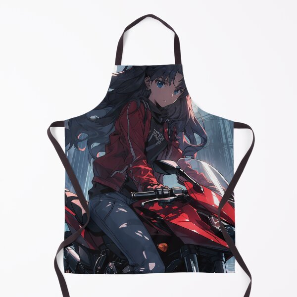 Item preview, Rin Tohsaka Fate Stay Night Anime Motorcycle Mage Adventure designed and sold by mildaclairmo.