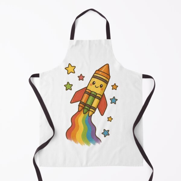 Item preview, Crayon Rocket Adventure – Fun Colorful Kids Back to School Design designed and sold by Uglyandcute.