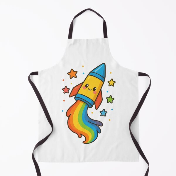 Item preview, Crayon Rocket Adventure – Fun Colorful Kids Back to School Design designed and sold by Uglyandcute.