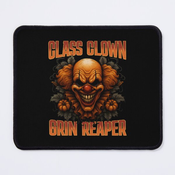 Item preview, Class Clown Grin Reaper Funny Back To School Creepy Spooky Clown Halloween  designed and sold by Bad Kitty Designz.