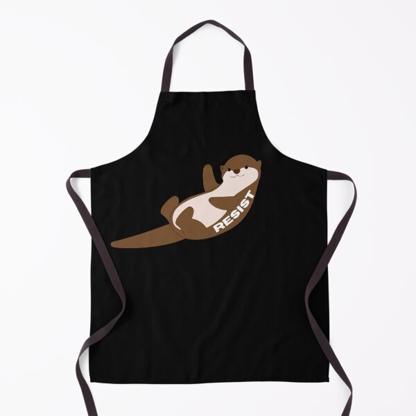 Item preview, Otter with fist raised, RESIST designed and sold by CheekyGrace.