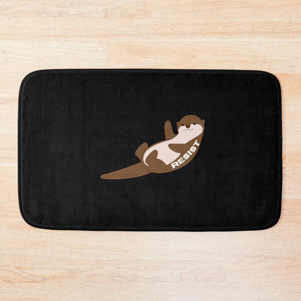 Item preview, Otter with fist raised, RESIST designed and sold by CheekyGrace.