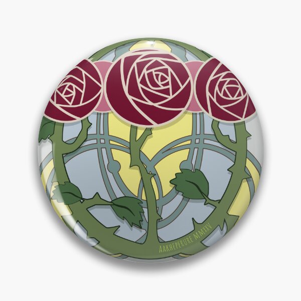 Item preview, Art nouveau garden: Red Roses designed and sold by Aakheperure.