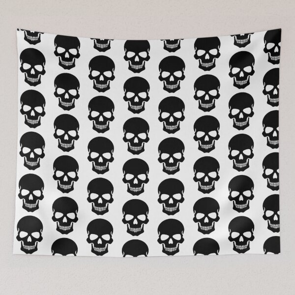 Item preview, Bold Skull Silhouette – Dark Minimalist Vibe designed and sold by Taans-Creation.