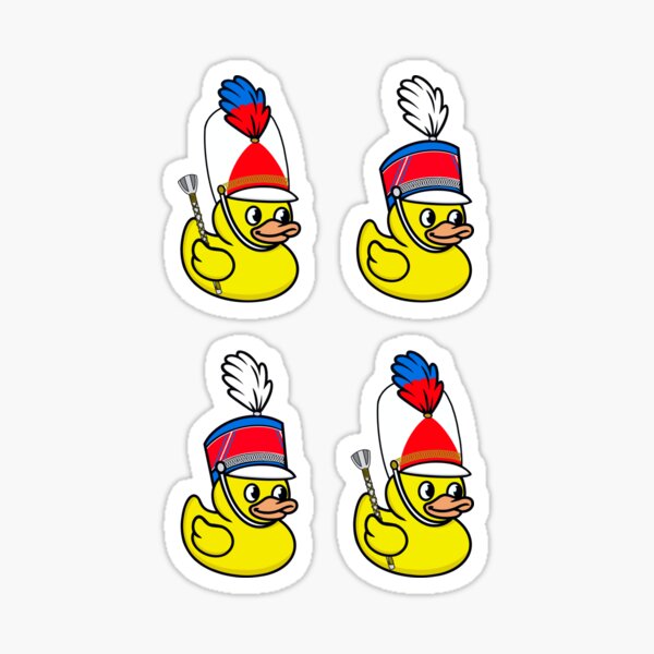 Item preview, Marching Duckies Sticker Sheet designed and sold by KateLynn’s Corner.