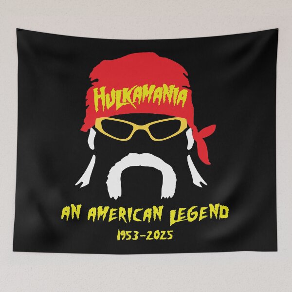 Artikelvorschau, Hulk Hogan, amerikanische Legende entworfen und verkauft von Alema Art.