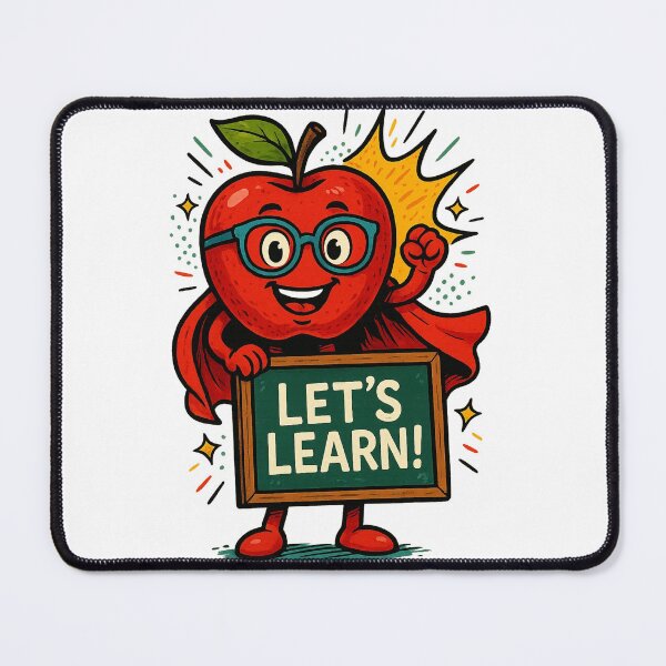 Item preview, Apple Superhero Teacher – Cute Back to School T-Shirt for Kids designed and sold by Uglyandcute.