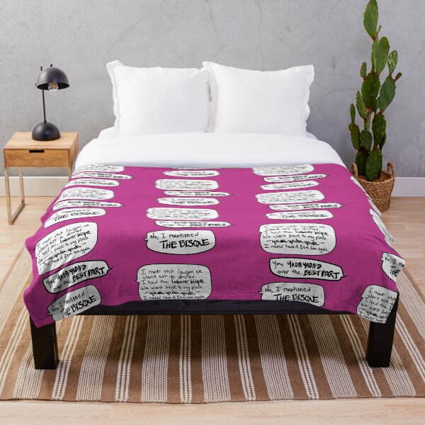 Item preview, “Yada Yada Yada… I Mentioned the Bisque” – Funny Sitcom Conversation Quote in Handwritten Speech Bubbles designed and sold by from here 2 mars.