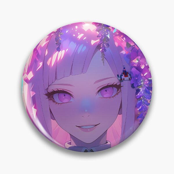 Item preview, Chiaki Nanami Danganronpa Anime Wisteria Blossom Festival Neon Glow designed and sold by mildaclairmo.