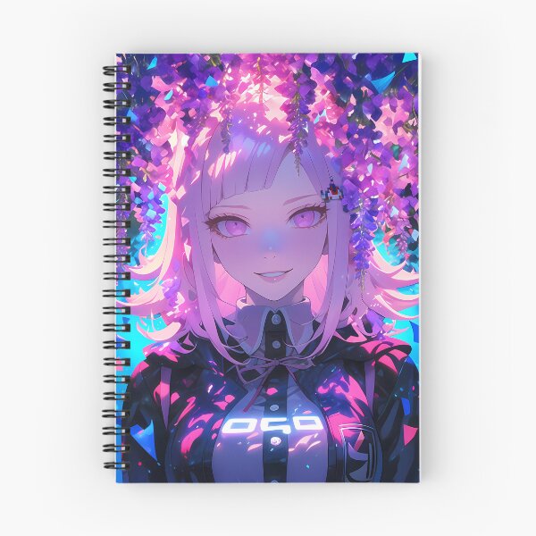 Item preview, Chiaki Nanami Danganronpa Anime Wisteria Blossom Festival Neon Glow designed and sold by mildaclairmo.