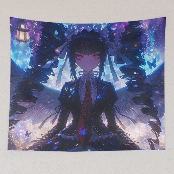 Item preview, Celestia Ludenberg Danganronpa Anime Gothic Lolita Cherry Blossoms designed and sold by mildaclairmo.
