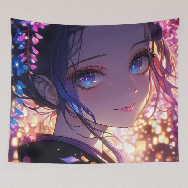 Item preview, Aoi Asahina Danganronpa Anime Girl Waifu Cherry Blossoms designed and sold by mildaclairmo.