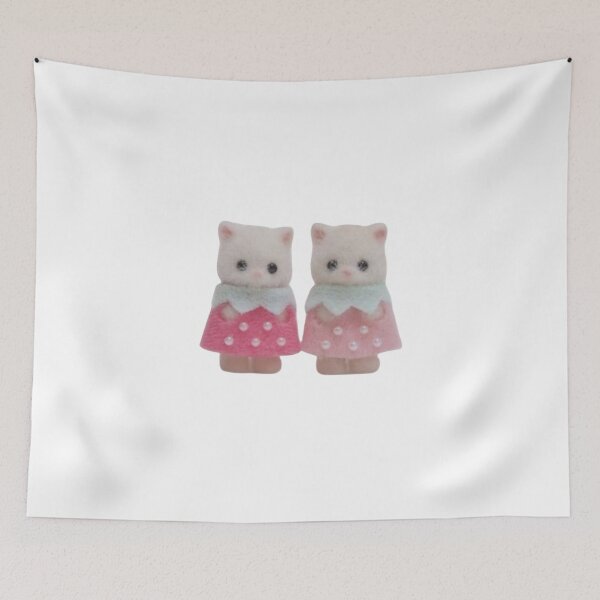 Item preview, strawberry calico critter cats  designed and sold by Marchelle C.