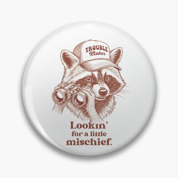 Item preview, Raccoon Trouble Maker Looking For Mischief designed and sold by ZooMax Designs.