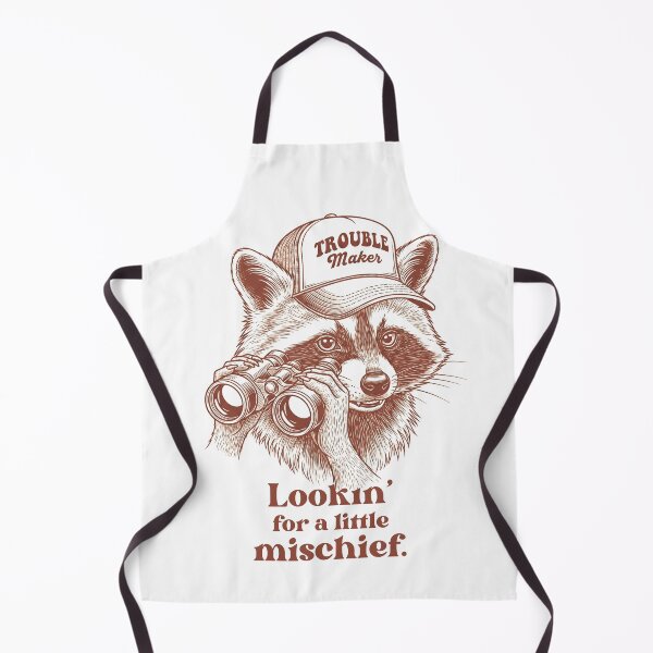 Item preview, Raccoon Trouble Maker Looking For Mischief designed and sold by ZooMax Designs.