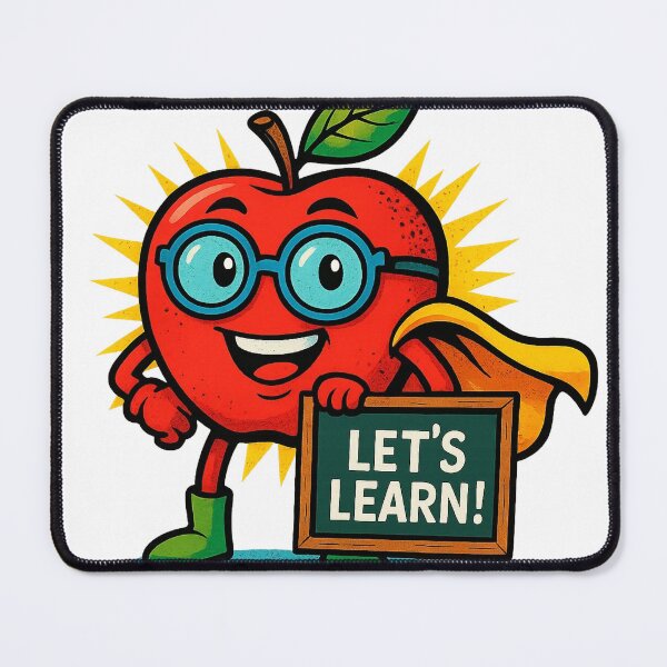 Item preview, Apple Superhero Teacher – Cute Back to School T-Shirt for Kids designed and sold by Uglyandcute.