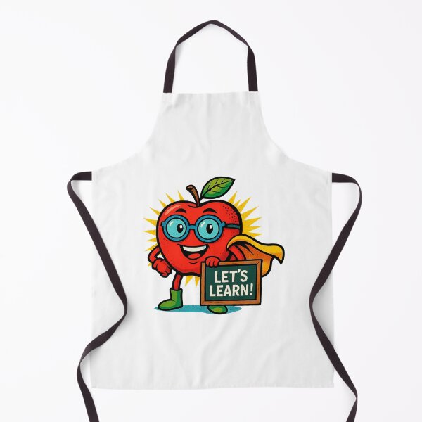 Item preview, Apple Superhero Teacher – Cute Back to School T-Shirt for Kids designed and sold by Uglyandcute.