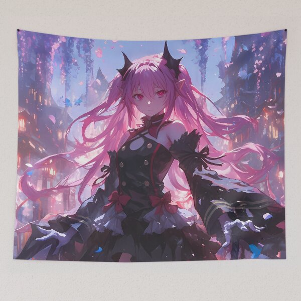 Item preview, Krul Tepes Seraph Anime Wisteria Lantern Regal Seduction designed and sold by mildaclairmo.
