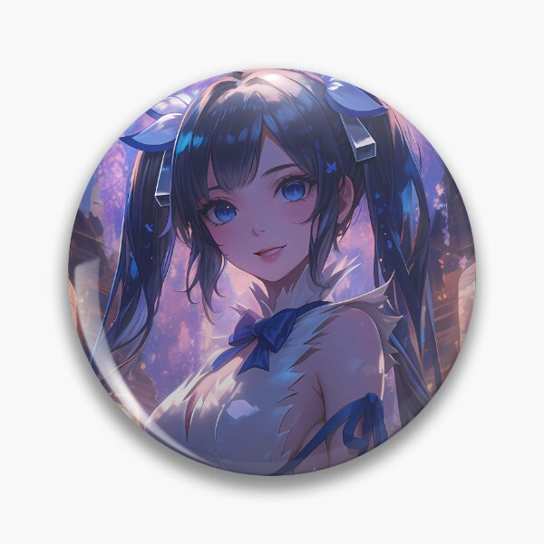 Item preview, Girl Charming Hestia DanMachi Anime Wisteria Lantern Path Enchanted designed and sold by mildaclairmo.