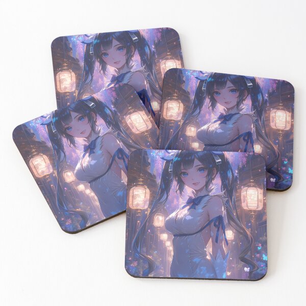 Item preview, Girl Charming Hestia DanMachi Anime Wisteria Lantern Path Enchanted designed and sold by mildaclairmo.