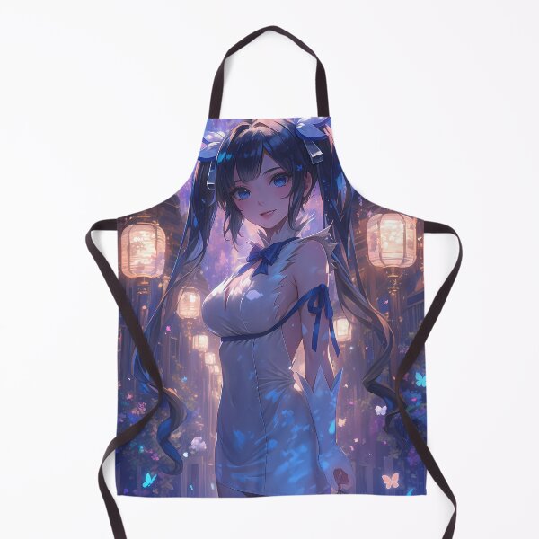 Item preview, Girl Charming Hestia DanMachi Anime Wisteria Lantern Path Enchanted designed and sold by mildaclairmo.