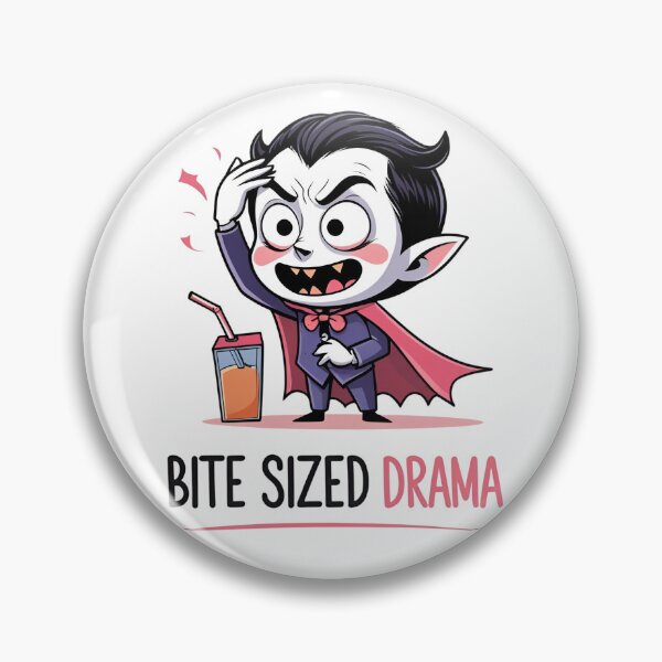 Item preview, Dramatic Vampire Cartoon With Funny Caption designed and sold by Nathaphat514.