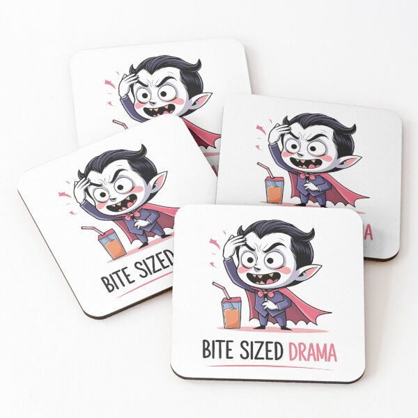 Item preview, Dramatic Vampire Cartoon With Funny Caption designed and sold by Nathaphat514.