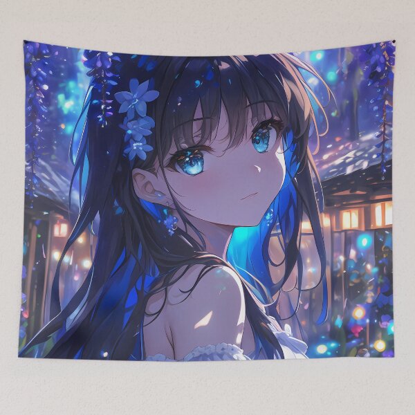 Item preview, Certain Scientific Serene Ruiko Saten Railgun Anime Wisteria Night Blossom designed and sold by mildaclairmo.