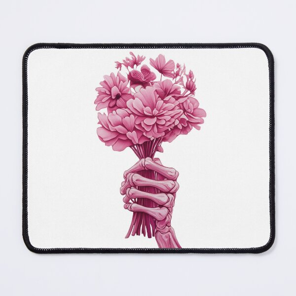 Item preview, Pink Halloween Skeleton Flower Bouquet designed and sold by ZooMax Designs.