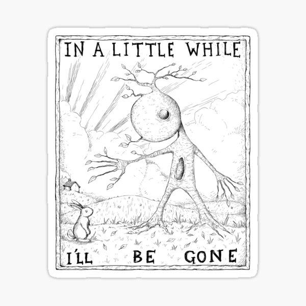 Item preview, How to Disappear Completely - Illustrated Lyrics  designed and sold by bangart.