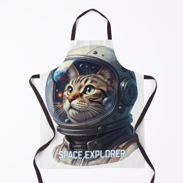 Item preview, Cat Space Helmet Space Explorer designed and sold by zoughlal.