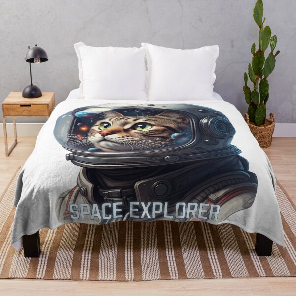 Item preview, Cat Space Helmet Space Explorer designed and sold by zoughlal.