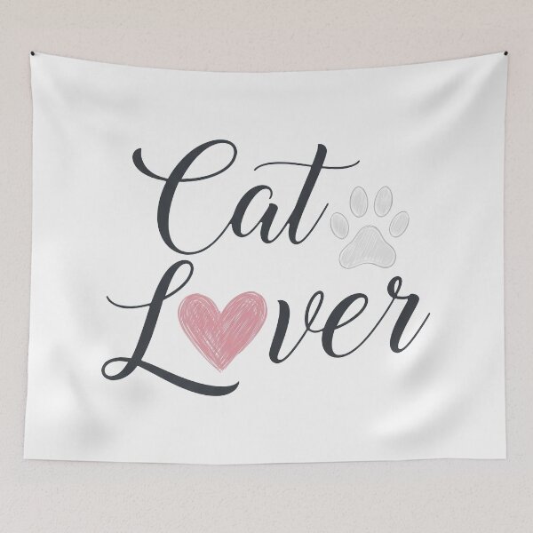 Item preview, Cat Lover Heart Paw Print designed and sold by zoughlal.