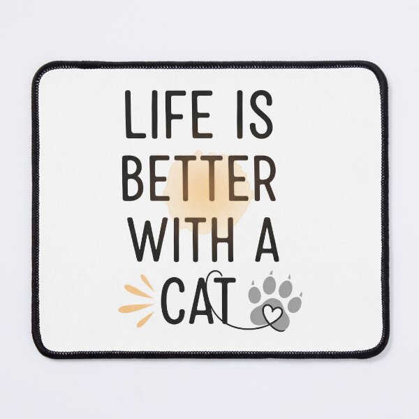 Item preview, Life is Better with a Cat Minimalist designed and sold by zoughlal.