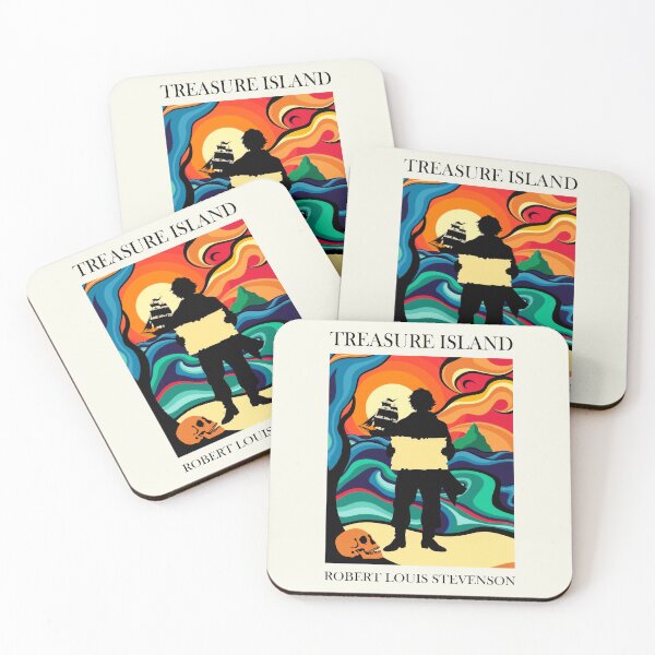 Item preview, Treasure Island Robert Louis Stevenson Matisse Inspired Art designed and sold by kakarikihill.
