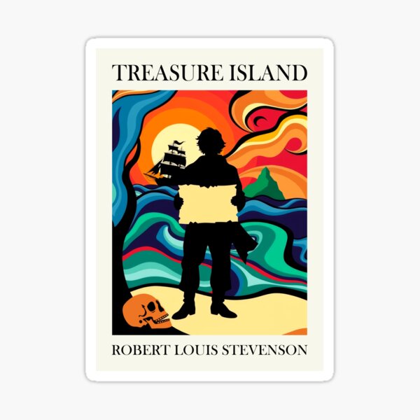 Item preview, Treasure Island Robert Louis Stevenson Matisse Inspired Art designed and sold by kakarikihill.
