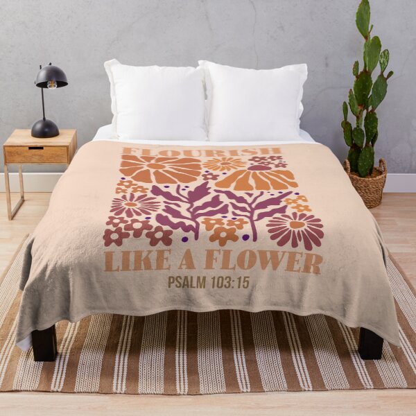 Item preview, Flourish Like A Flower Inspired from Psalm 103:15 | Bible Verse | Boho | Inspirational  designed and sold by JirehKollezion.