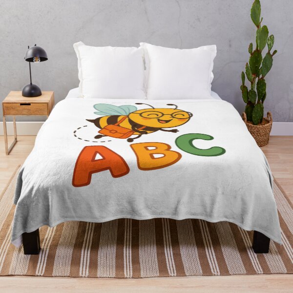 Item preview, Buzzy Bee Learns ABC – Cute School Bee Design for Kids designed and sold by Uglyandcute.