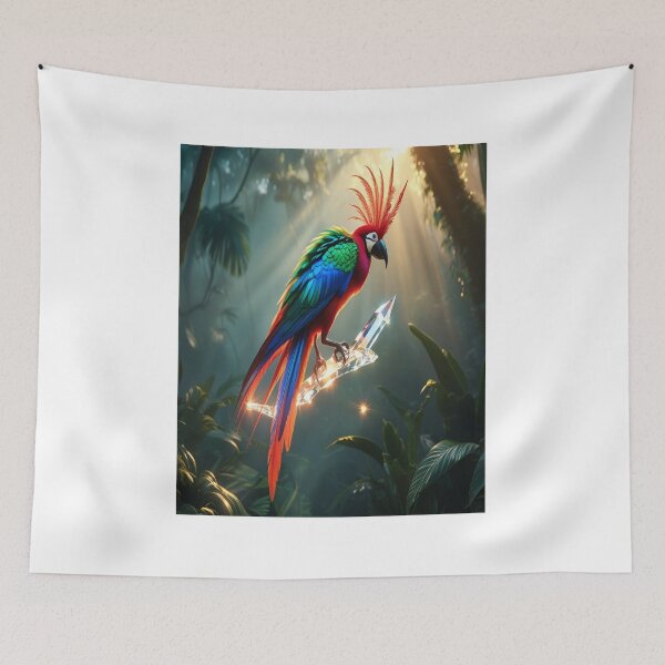 Item preview, Radiant Bird of Paradise on Crystal Branch designed and sold by Max Store.