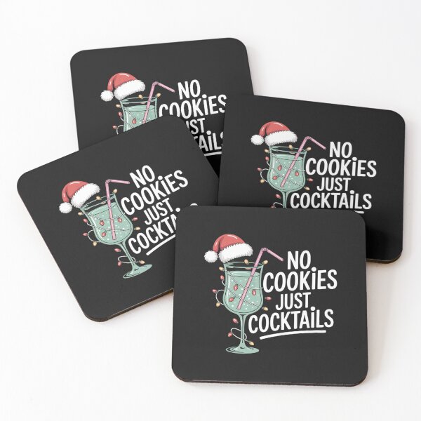 Item preview, Christmas Cocktail No Cookies Tropical Christmas Summer designed and sold by ConceptualVibes.