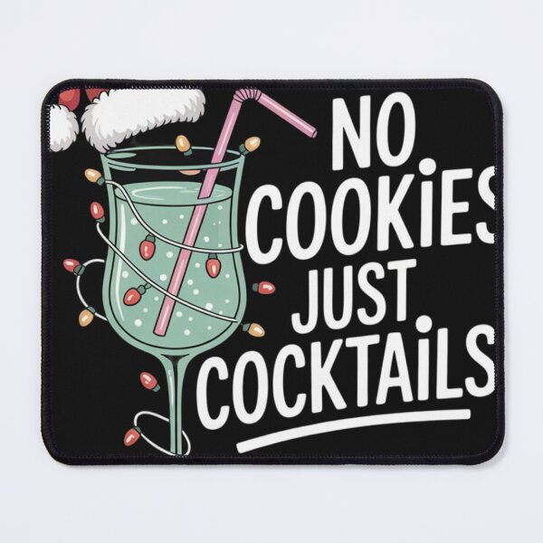Item preview, Christmas Cocktail No Cookies Tropical Christmas Summer designed and sold by ConceptualVibes.