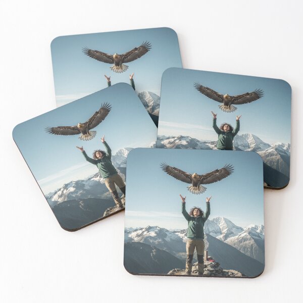 Item preview,  Eagle on the Mountain designed and sold by WildSoul04.