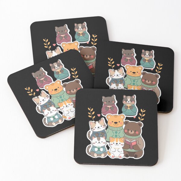 Item preview, Cute Cozy Animals Reading and Relaxing designed and sold by Shop9999.