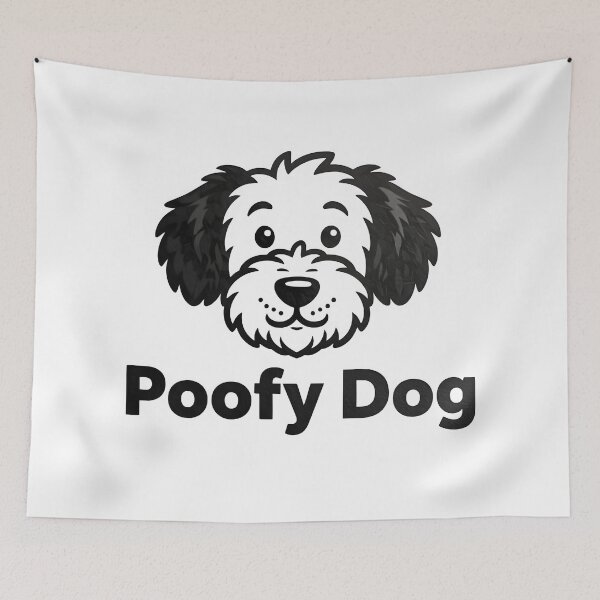 Item preview, POOFY DOG designed and sold by KISHNAY-FASHION.