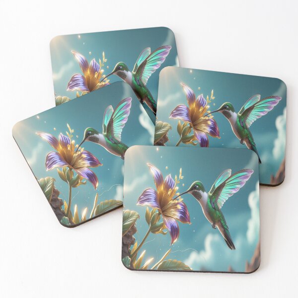 Item preview, Hummingbird Sipping Nectar on Alien Exoplanet designed and sold by Max Store.