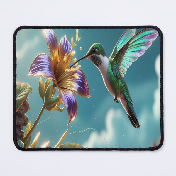 Item preview, Hummingbird Sipping Nectar on Alien Exoplanet designed and sold by Max Store.